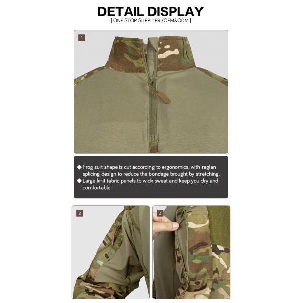 Gen 4 Army Uniform Custom Military Camouflage Combat Uniform Multicam Frog Suit