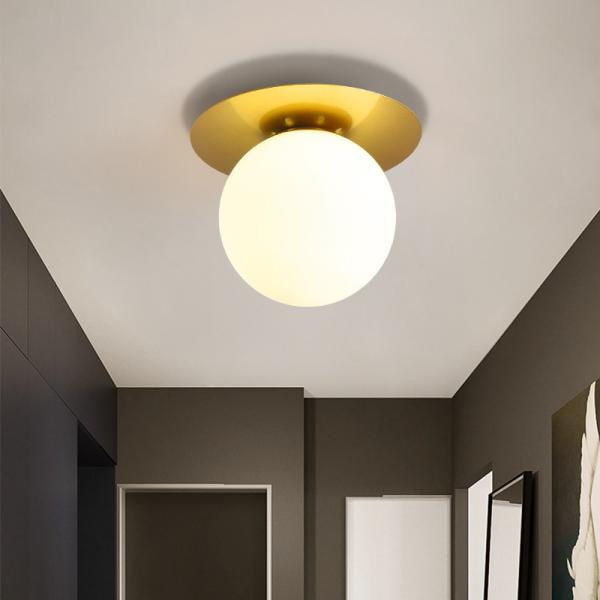 Glass Ball Ceiling light modern Staircase Balcony Corridor porch Bedside Hallway Ceiling lamp(WH-MA-165)