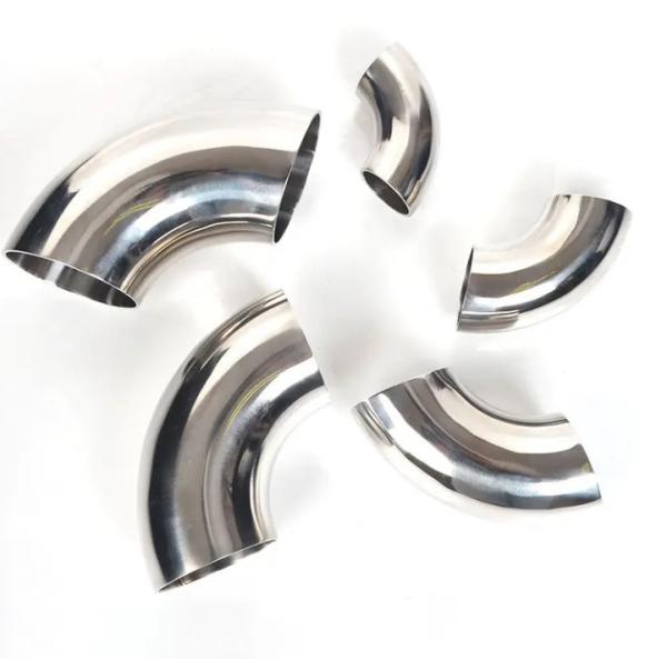 Round 304 304L Stainless Steel Butt Welding Fittings For Petrochemical Refinery Applications