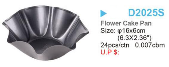 Flower Steel Cupcake Mold Reusable flower cake Baking bread mold Tart Pan