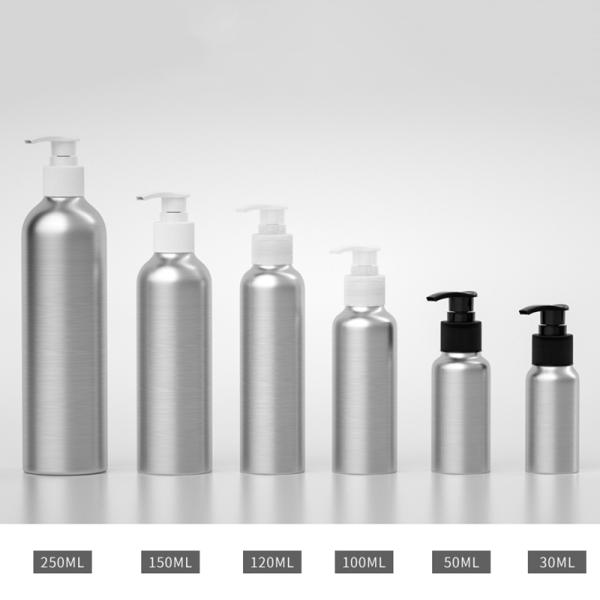 Empty 30ml 50ml 60ml Aluminium Cosmetic Containers