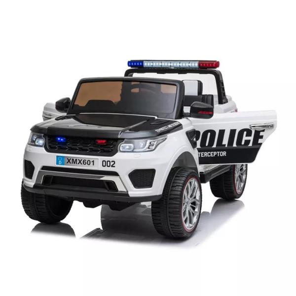 Черная езда на детском электрическом полицейском внедорожнике с пультом дистанционного управления игрушка для больших детей