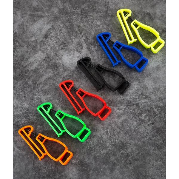 Многоцветные пластиковые клинки для перчаток с индивидуальным логотипом