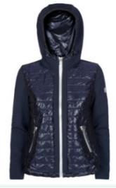 Anti Pilling Womens Woven Jacket 100% Nylon Front Back Fabric Water Resistant