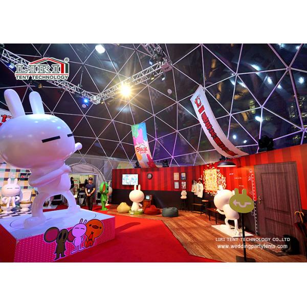 Transparent Geodestic Tent  Event Outdoor Party Tents For Carnival with 16m Diameter