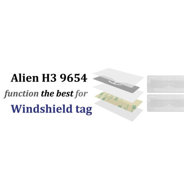 Стикер бирки UHF RFID лобового стекла, анти- стикер ярлыка передачи RFID для управления корабля