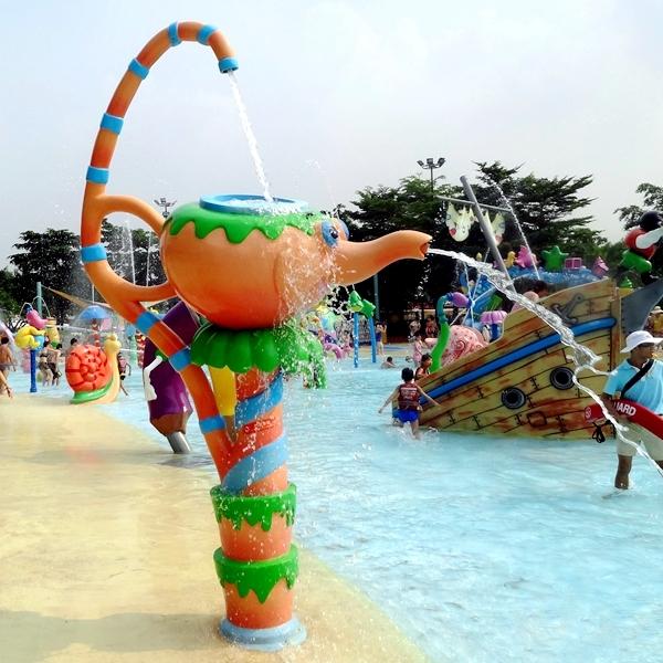 Easy Installation and Customizable Design Certified Safety Water Spray Park