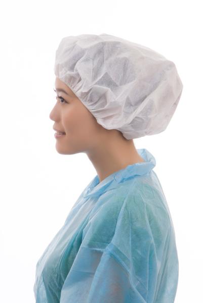 OEM à usage unique bouffant élastique non tissé avec casquette pour la clinique