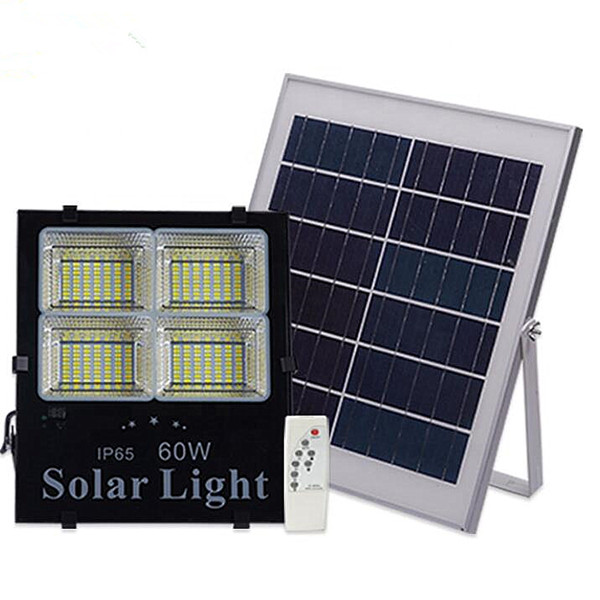 Tempered Glass Solar Floodlight 30w-300w with Remote Controller for Outdoor Use