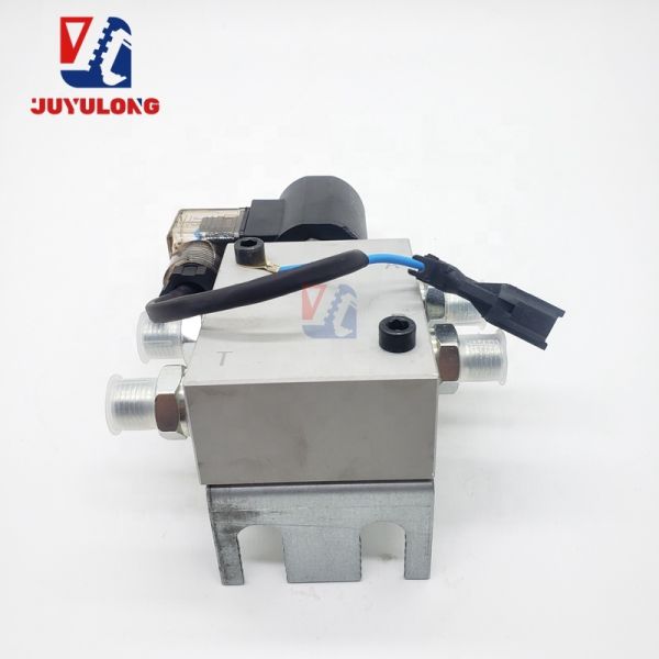 Excavator Quick Connector Solenoid Valve 12V/24V Coil Hydraulic Quick Connect Change Valve for New & Used Excavators