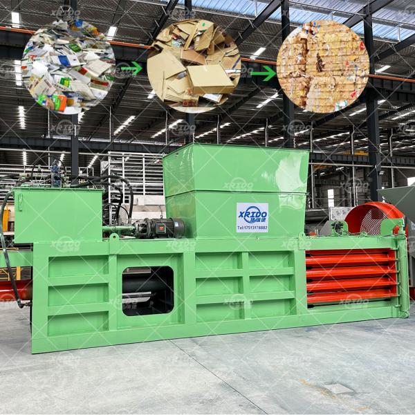Waste PET Baler HDPE Recycling Baler Plastic Press Machine Plastic Film Bags Baler