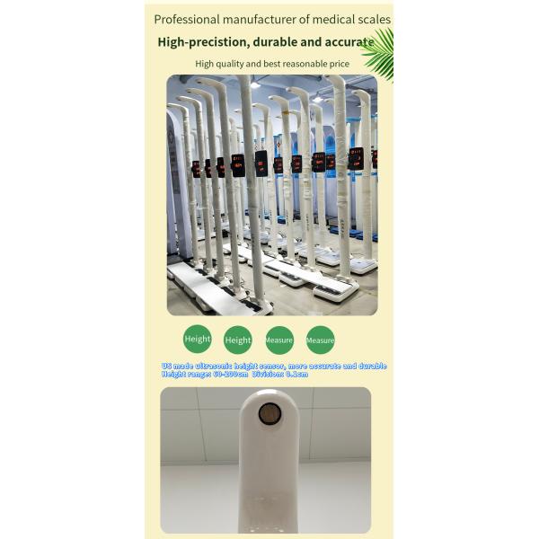 Foldable Body BMI Weighing Scale for Accurate Weight and Height Measurement N.W. 20kg