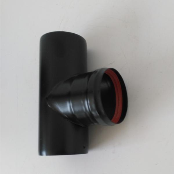 Stability Pellet Stove Exhaust Pipe Equal Tee 90 Degree Without Inspection