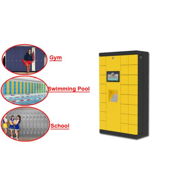 Подгонянный общественный багаж хранения шкафчиков цифров умный арендный с картами РФИД