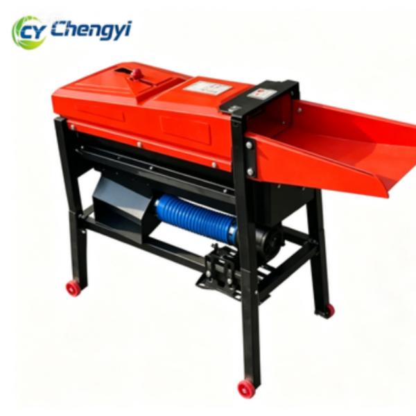 Steel Corn Thresher With Blower Efficient Maize Shelling Cleaning Equipment