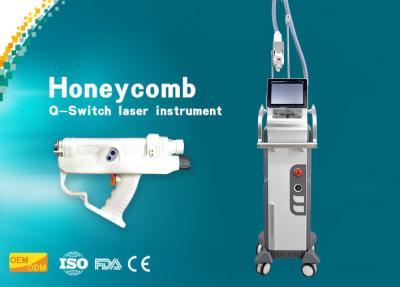 Powerful Honeycomb Laser Tattoo Removal Machine / Pore Removal Laser CE Approval