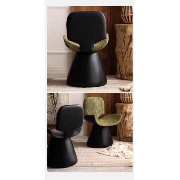 Minimalist Modern Dressing Table Makeup Vanity Chair Creative Backrest Swivel Chair Salon Accent Leisure Home Office Bedroom