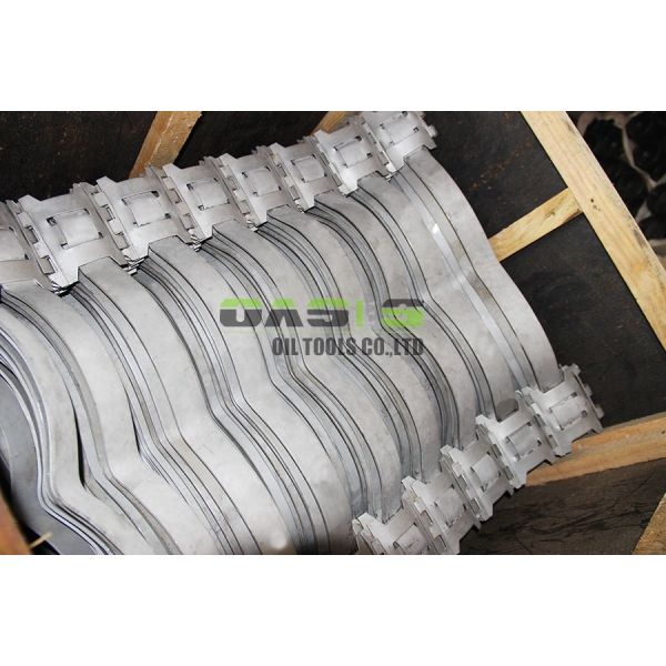 Oil Well Casing Single Piece Centralizer With Spiral / Straight Blade