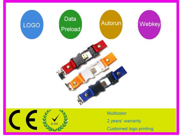 Memoria USB caliente AT-067 de la pulsera de la venta