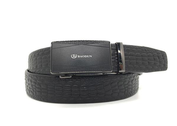 Correia automática da curvatura dos homens uniformes do couro 140CM de Croco