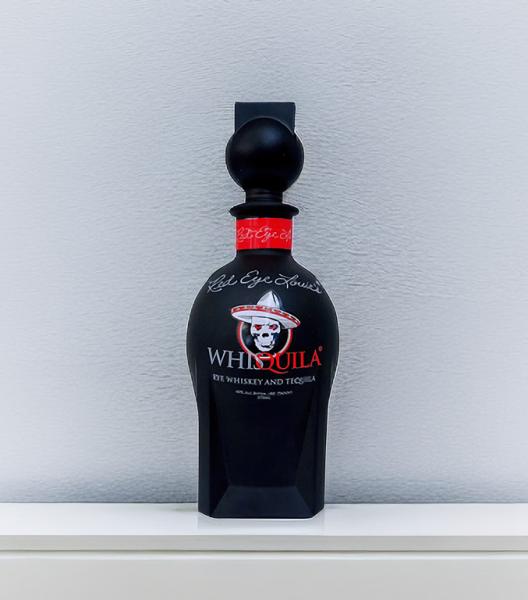 OEM 375ml Tequila Glass Bottle/Black Coated/ Screen Printing/Glass stopper