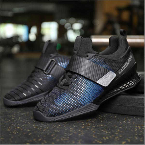 Men Powerlifting Athletic Snearker Shoes Comprehensive Bodybuilding Training Custom Logo