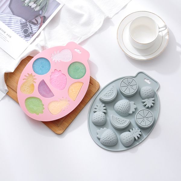 Cake Tools Irregular Eco Friendly Silicone Cake Mold Fruit Modeling DIY Chocolate Baking Tool Ice Mold for Summer Style