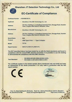Shenzhen Lianrui Electronics Co., Ltd. Certifications