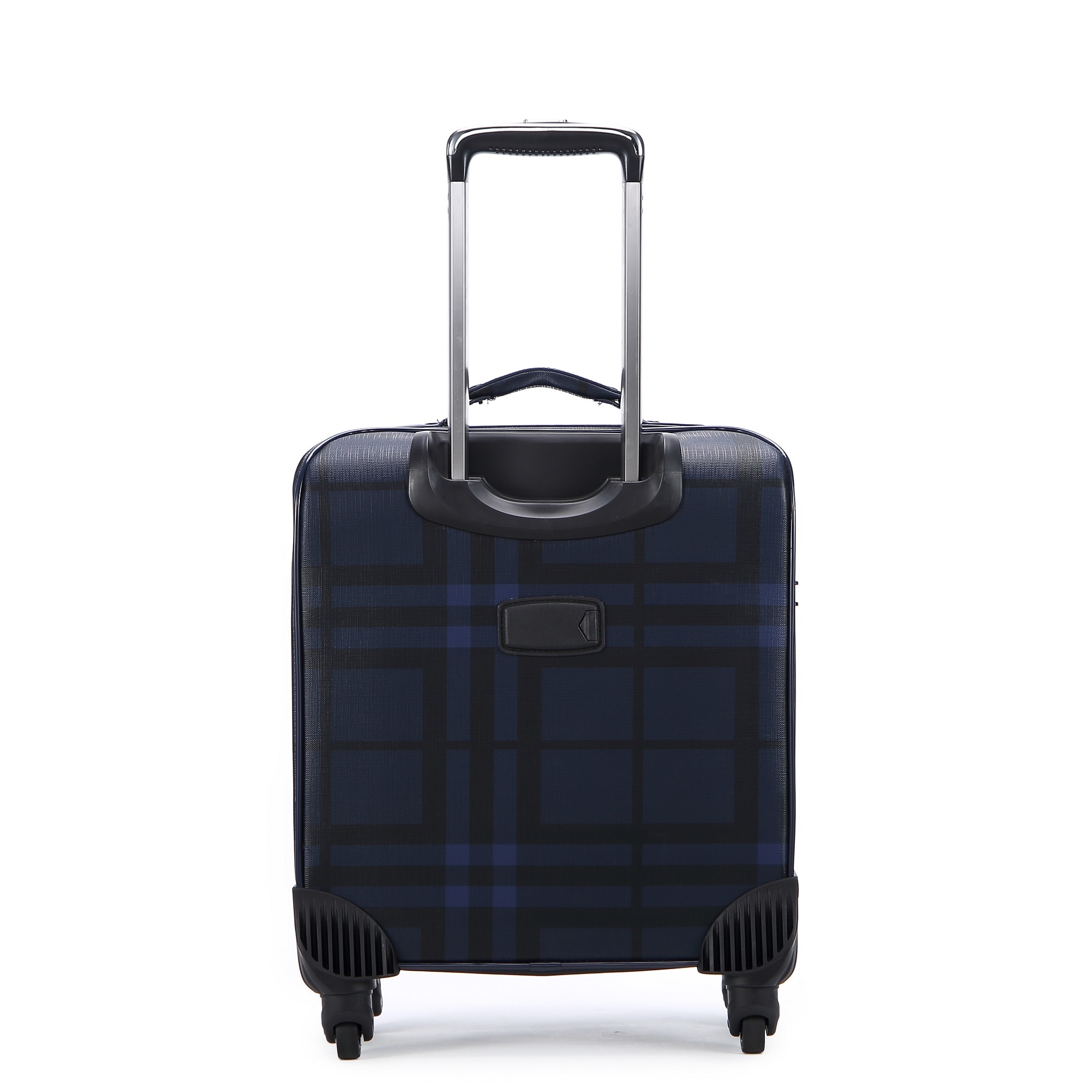 Great Price on Unisex High Quality PU Leather Luggage Suitcase New Design Aluminum Trolley with Spinner Caster Carry-On Size