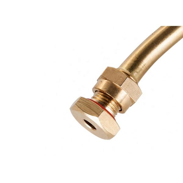 Shuaide High Pressure Tyre Valves V3.20.4 Bend 27° 9.7mm Rim Hole 90mm Length