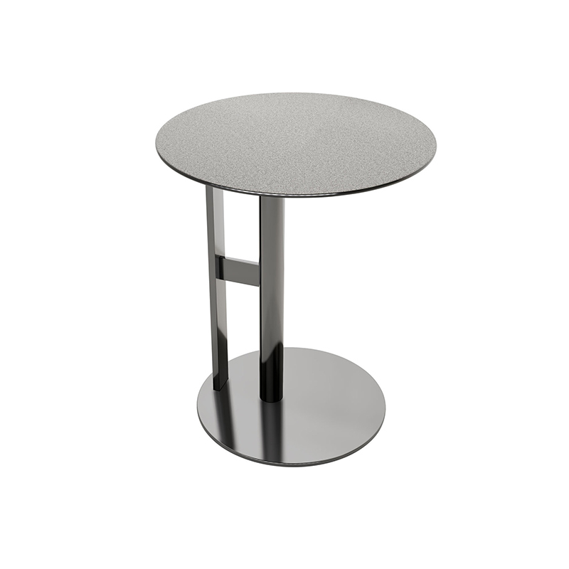 304 Stainless Steel Snowflake Coffee Table with Customizable Sizes and Chrome Plated Finish