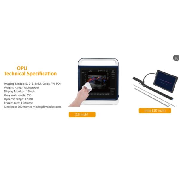 Portable Vet Ultrasound Machine Veterinary Ultrasound Ovum Pick-Up Egg Collection Ultrasound Scanner