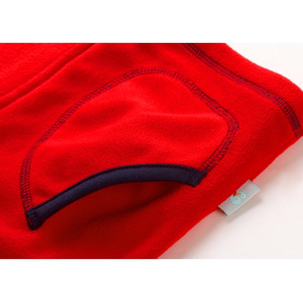 Beautiful Kids Girls Clothes Hidden Zipper Girls Polar Fleece Vest 100% Polyester