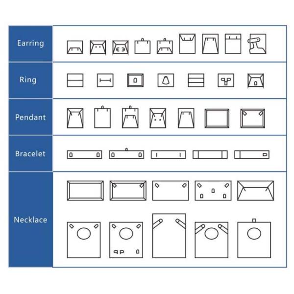 Charming Black Small Leather Jewelry Box Silk Screen Printing For Earring Storaging