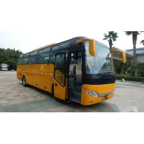 Used Yutong Bus ZK6107 49 Seats Left Steering Airbag Chassis Yuchai Rear Engine Low Kilometer