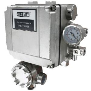 Série du positionneur 316 solides solubles de valve pneumatique de Dwyer 165