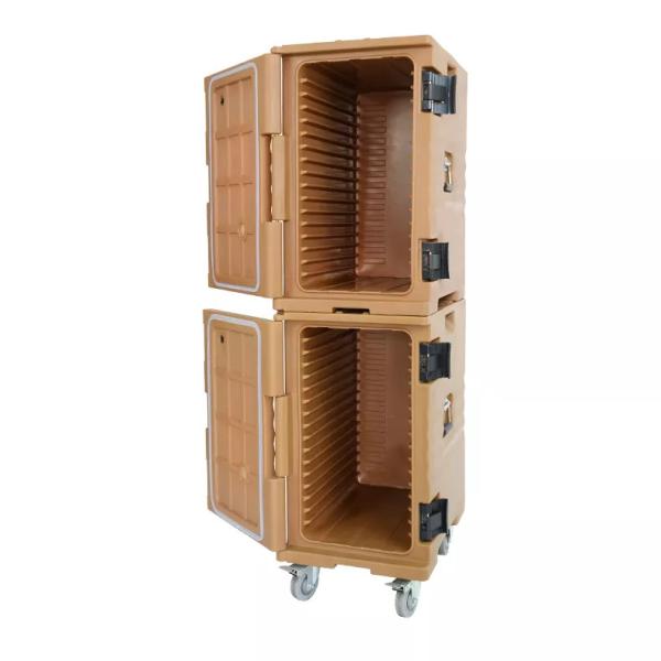 Rotomolding Plastic Insulated Food Pan Carrier Hot Cold Holding 120L