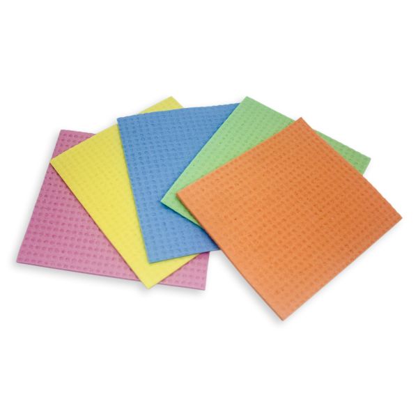 Quick-Dry Biodegradable Odor-Resistant Cellulose Sponge for Kitchen Cleaning