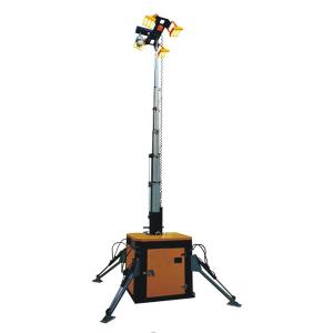 モバイル CCTV ユニット 4*200W LED モバイル照明モニタリングボックス 緊急用