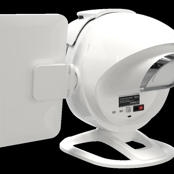 Beauty Salon Full Face Skin Test Machine With UV / RGB / PL Light Multilanguage Support