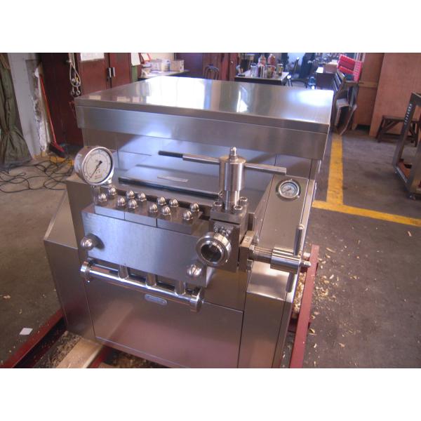 Stainless Steel High Pressure Homogeniser / Polished Surface Dairy Homogenizer