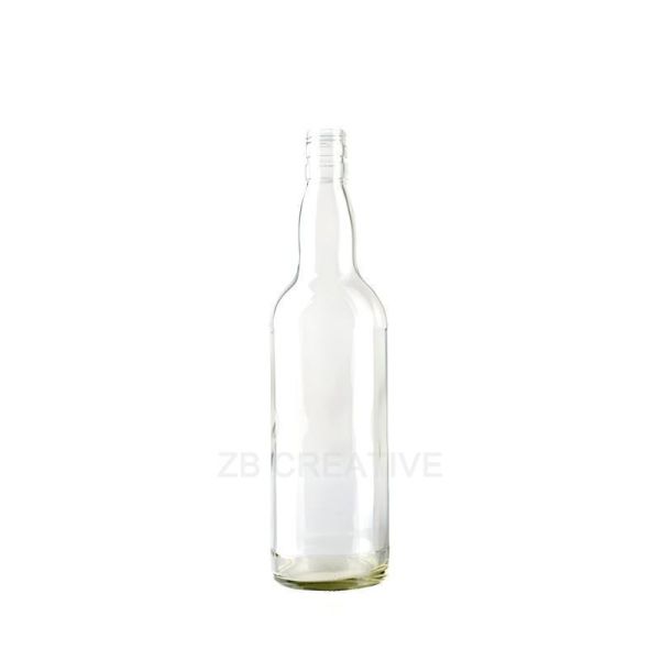 700ml Flint Tequila Glass Bottles Screw Top For Liquor 480g CY-830