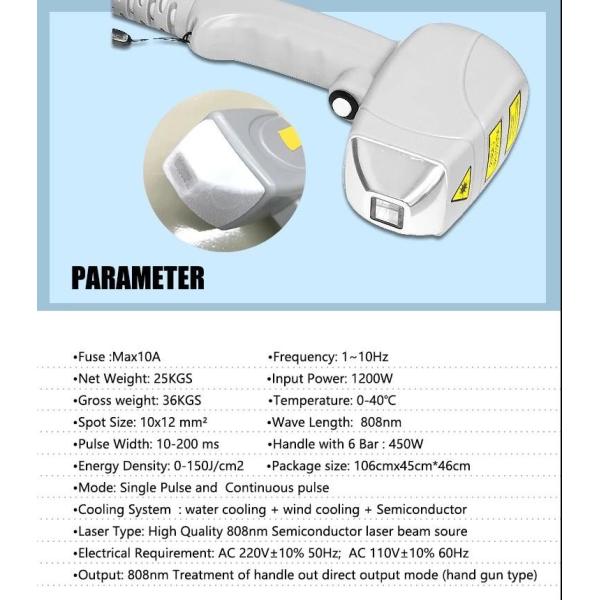 diode laser 808nm hair removal machine for sale / 808nm diode hair removal laser equipment LF-647A