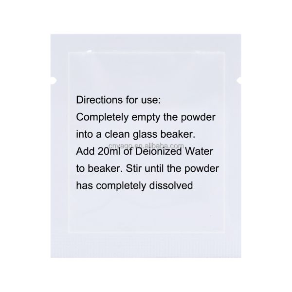 High Purity KCl Powder pH Filling Solution 20ml for pH Meter Calibration with OEM Customized Support