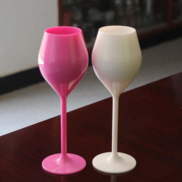 Shatterproof Plastic Veuve Clicquot Champagne Flutes Acrylic Champagne Glasses
