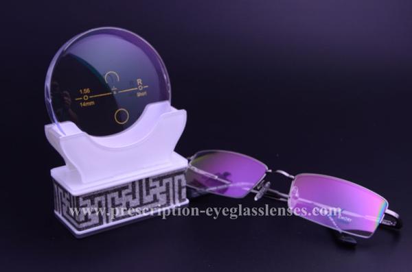 Multiple Focus Standard Progressive Lens Blank , AR Coating Anti Glare 1.56 Lens Blanks
