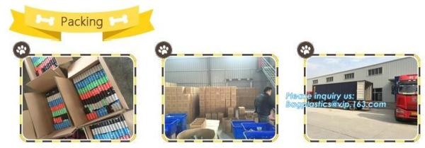 China Customized Fashion Plastic bone shape dog poop waste garbage bag dispenser / Plastic Dog Waste Poop Bag For Pet
