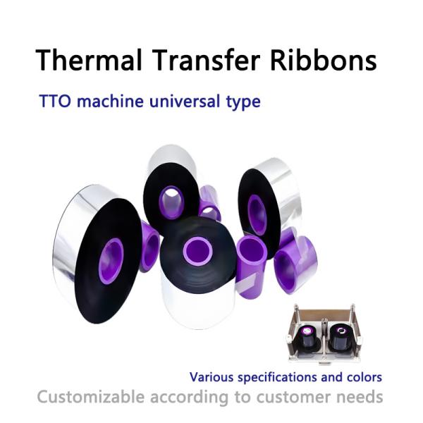 Premium Wax Resin Thermal Transfer Ribbon - 33m TTO Ribbon (55mm x 600m) for Versatile Printing Needs IWR55600 OWR55600