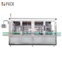 Máquina automática de enchimento de líquido por sobrecolagem em linha para líquido espumoso