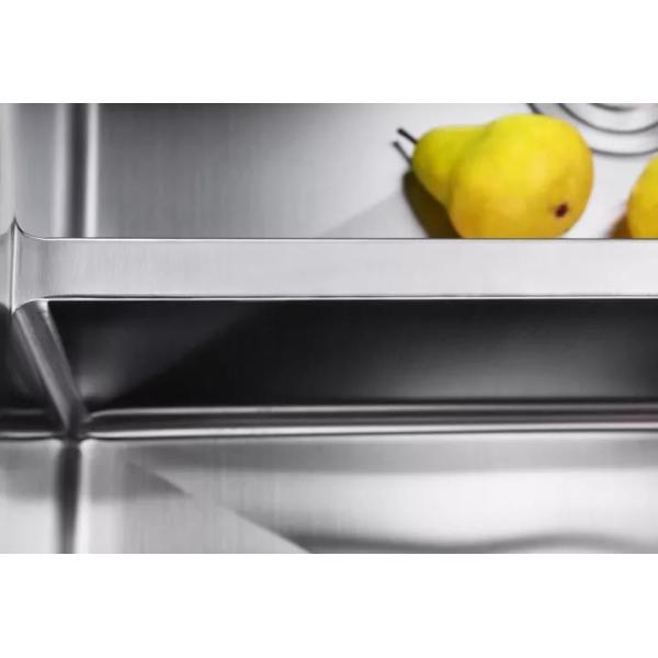 Round Double Bowl Undermount Sink With Drainboard Sink Brushed Surface Australia Style